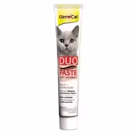 خمیر ضدگلوله‌مویی دوقلو گربه جیم‌کت با طعم مرغ مدل Duo-Paste وزن 50 گرم