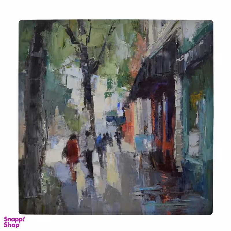 زیر لیوانی طرح نقاشی پیاده رو کد 3415444_1043