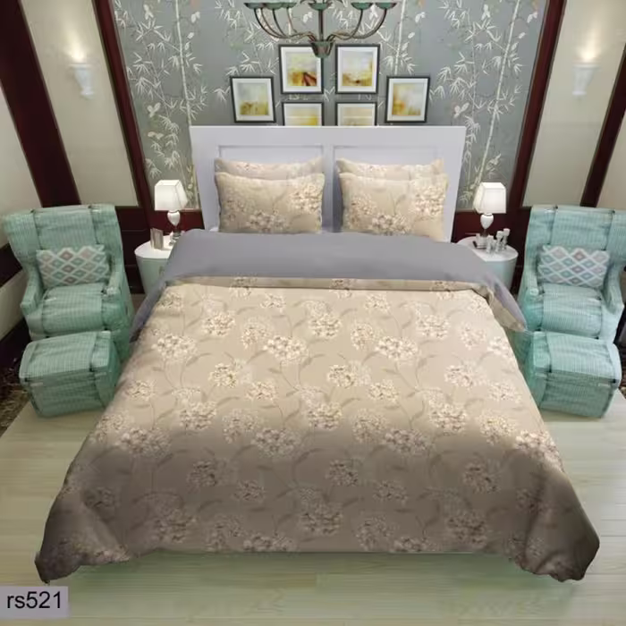 سرویس روتختی 2 نفره تنسل چاپی برندترک لند(Turk Land) rs 521