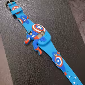 ساعت مچی بچه گانه بند رابر led