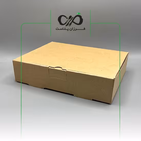 جعبه بیرون بر غذا یکبار مصرف 2 دو پرسی ایفلوت (100عددی) - مرکز فروش ملزومات کافه رستوران فرزان