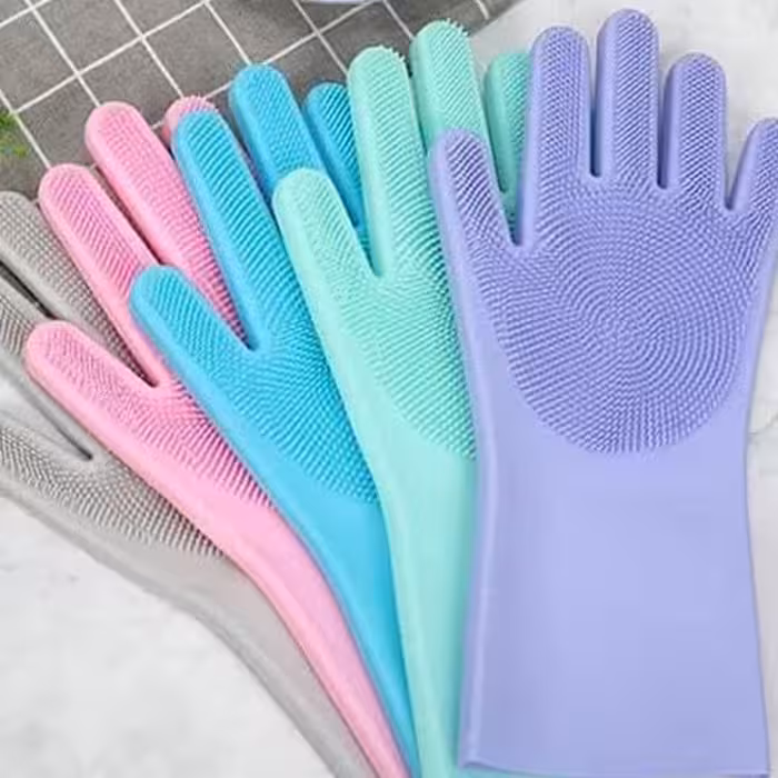 دستکش  سیلیکونی پرزدار