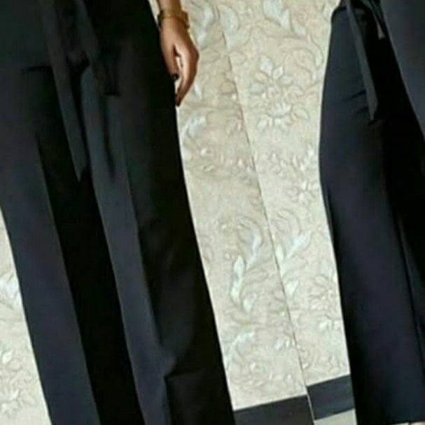 شلوار نخی راسته گشاد مجلسی