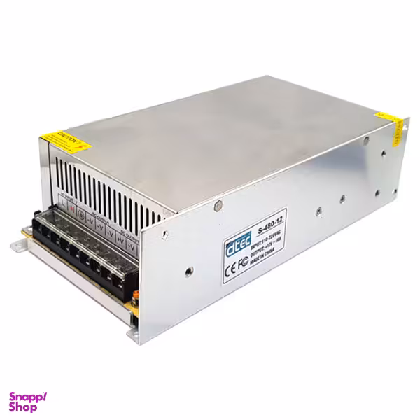 آداپتور سوییچینگ دی تک 12 ولت 40 آمپر مدل S-480-12