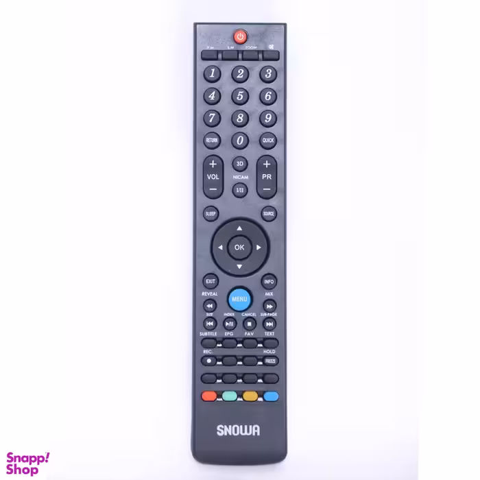 کنترل تلویزیون اسنوا مدل ال ای دی مارشال منو رنگ مشکی