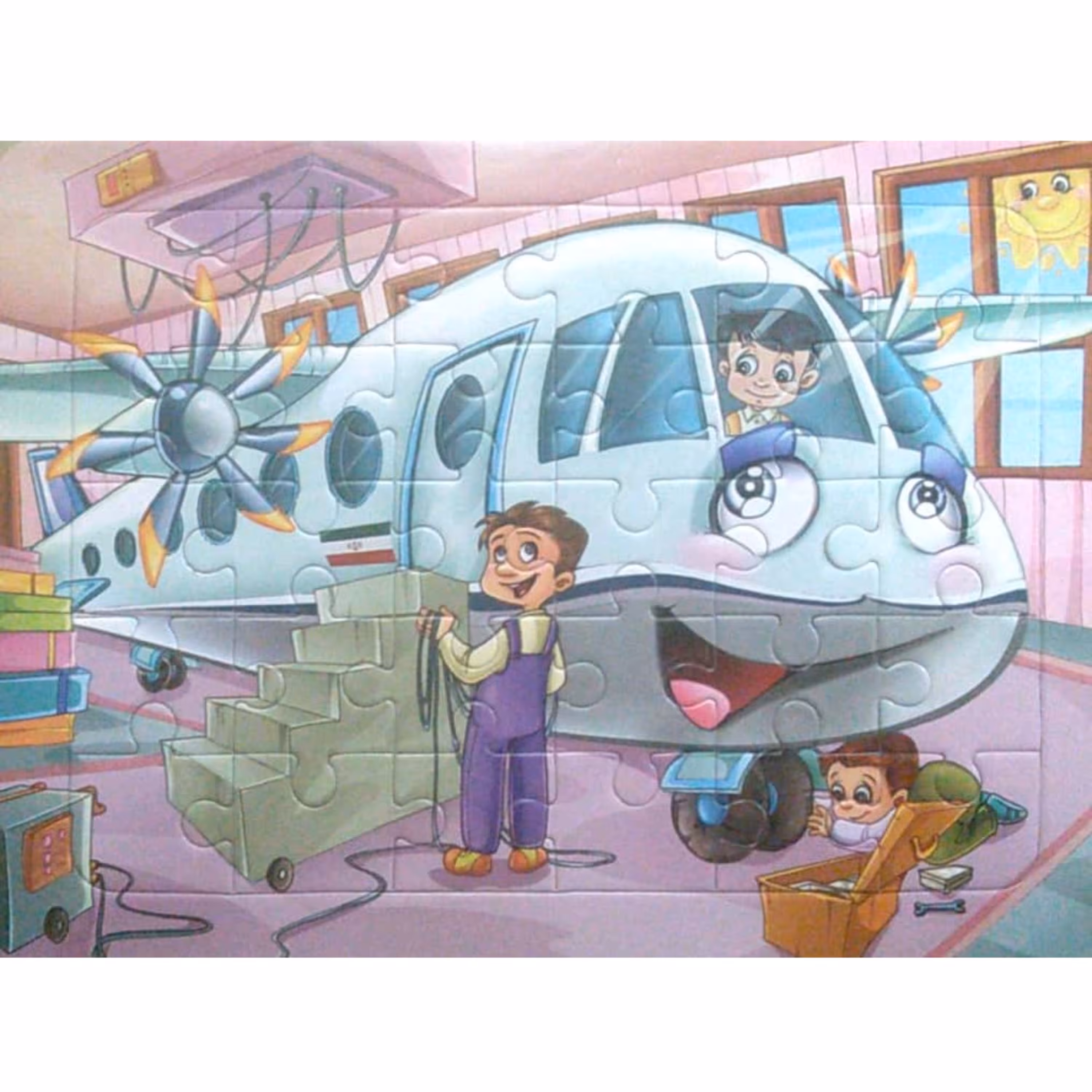 پازل ایرانی اسلامی 30 تکه - طرح بچه مهندس