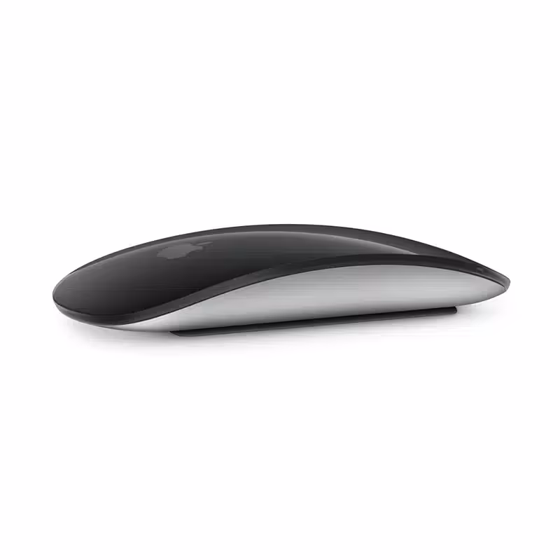 موس بی‌سیم مشکی اپل مدل Magic Mouse 3 2021