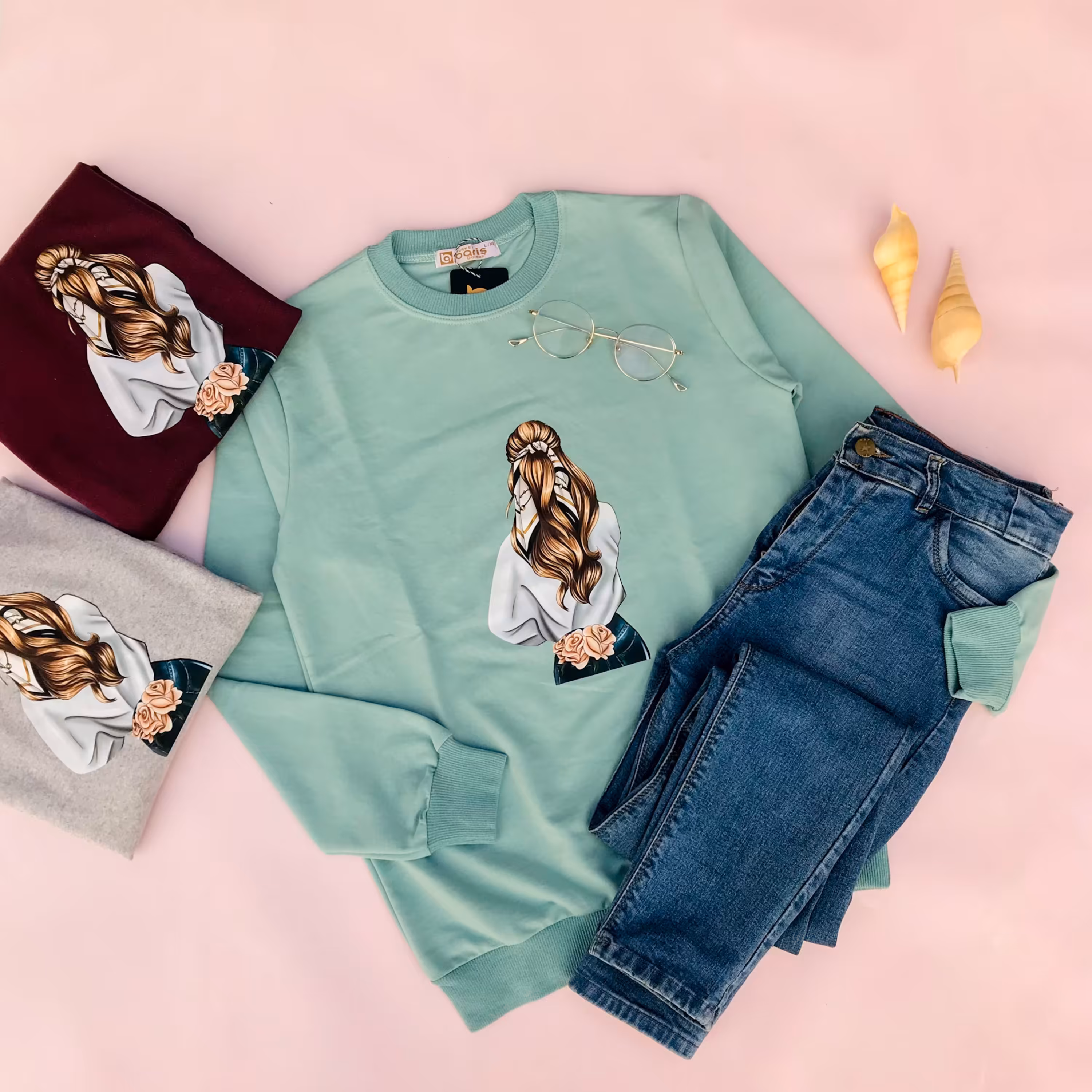 بلوز دورس زنانه وارداتی فری سایز مناسب36 تا 42