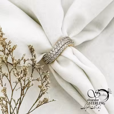 انگشتر نگین اتمی برند ژوپینگ کد 14773