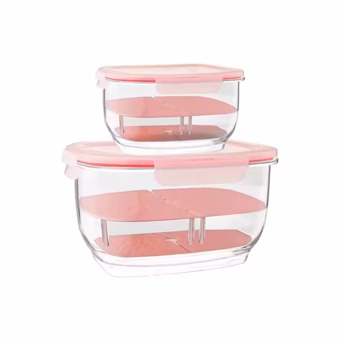  2 عدد ظرف نگهدارنده میوه لیمون


