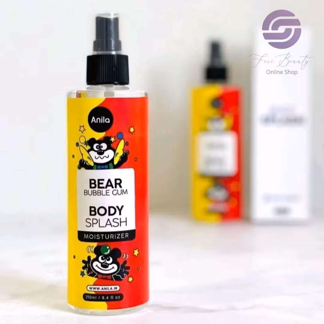 بادی اسپلش آدامس خرسی برند آنیلا با کیفیت عالی و ماندگاری بالا 