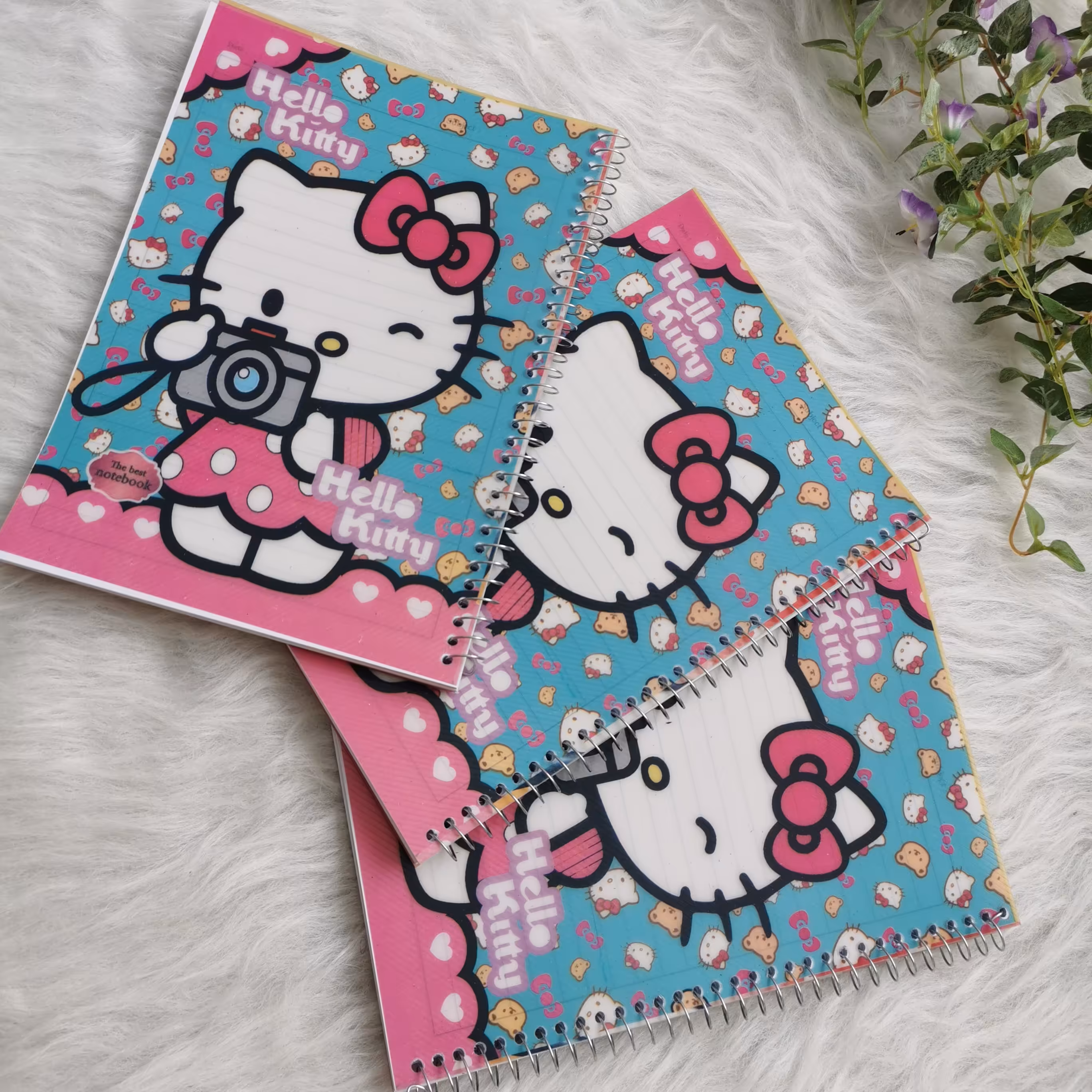 دفتر 80 برگ سیمی طرح کیتی 