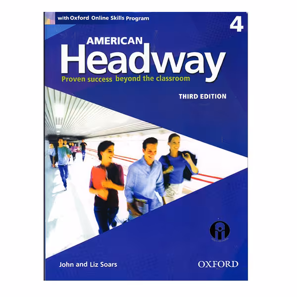 کتاب American Headway 4 Third Edition اثر John Soars and Liz Soars انتشارات الوندپویان