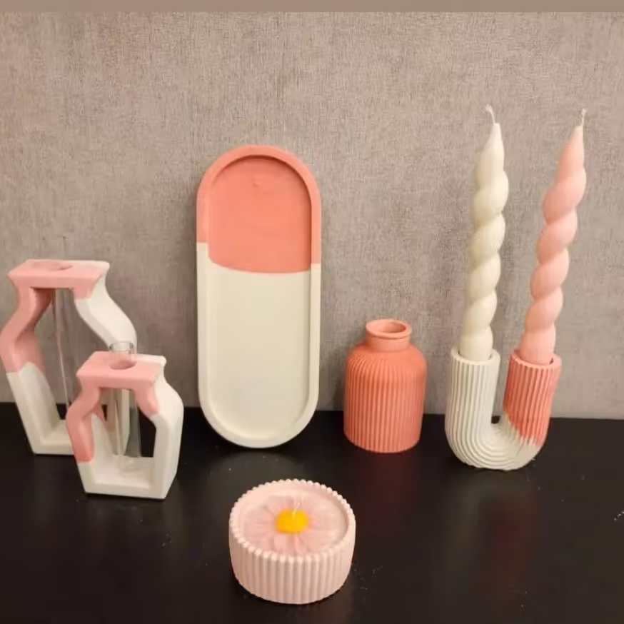 دوره ی آموزشی قالبسازی سیلیکونی و ساخت اکسسوری بتنی ساخت انواع گیفت ساخت اکسسوری اتاق کودک