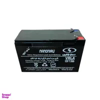 باتری UPS صبا باتری (Saba Battery) مدل سیلد 12 ولت / 7.5 آمپر ساعت رنگ مشکی
