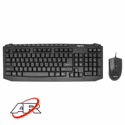 کیبورد و ماوس سیم دار تسکو مدل TKM-8054N