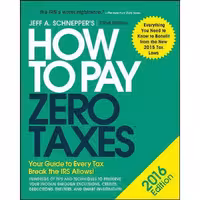 کتاب زبان اصلی How to Pay Zero Taxes  اثر Jeff a Schnepper