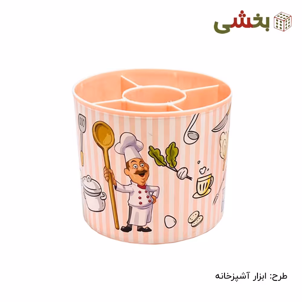 جا قاشقی مدل گرد گلد