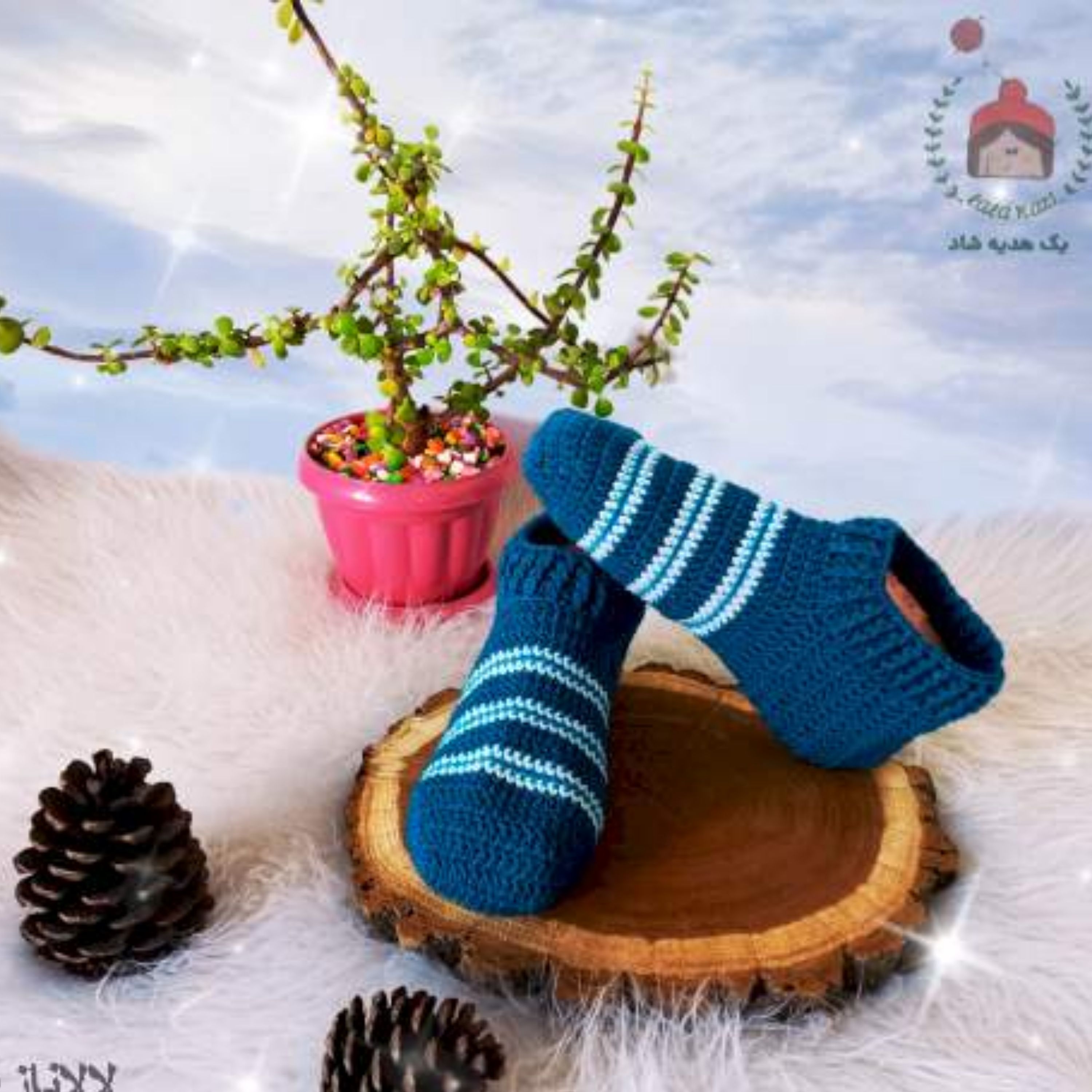 پاپوش بافتنی پسرانه و مردانه  ( کد 50403 )