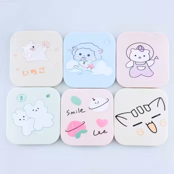 آینه قالب مربعی شانه دار فانتزی مینگپای