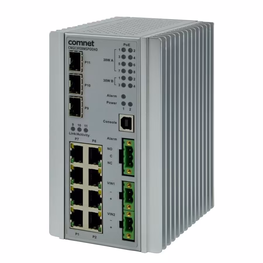 سوئیچ 8 پورت POE کامنت مدل CNGE3FE8MS