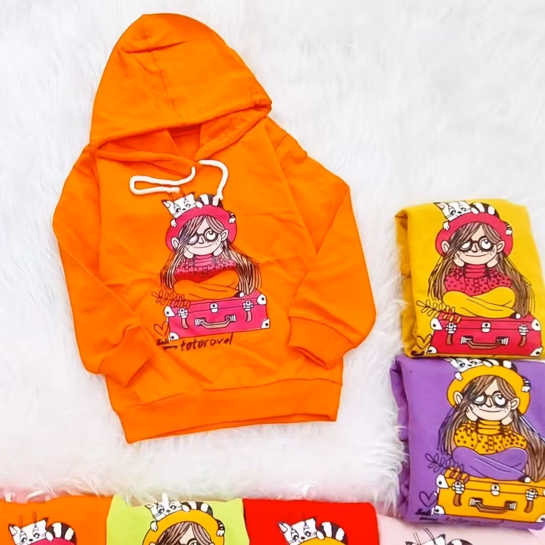 هودی دخترانه فقط سایز 40و45 