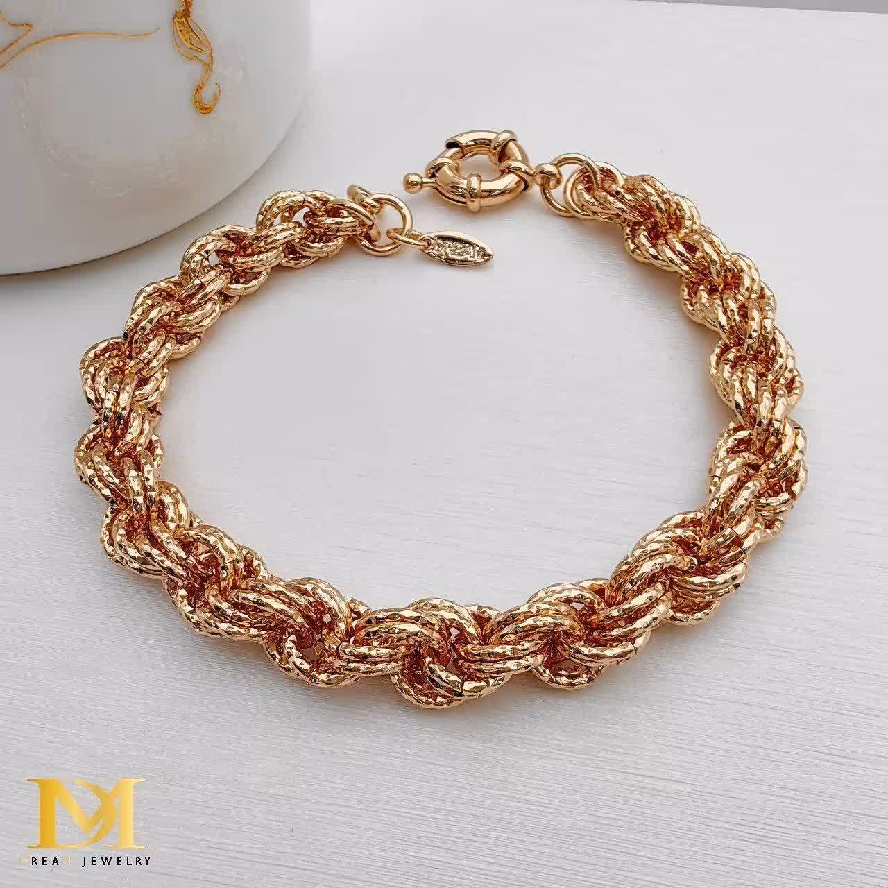 دستبند بافت طرح طلای Dream