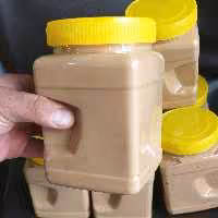 کره بادام 3 کیلویی درجه یک1402 خامه ای