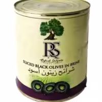 زیتون سیاه اسلایسی rsاصل اسپانیایی (2800گرمی)