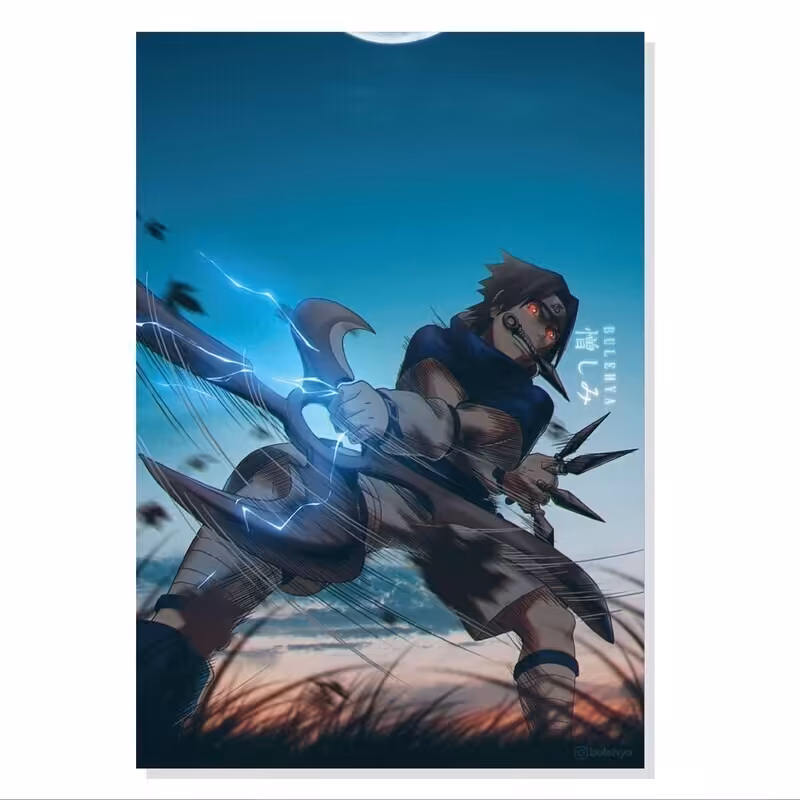 تابلو شاسی طرح انیمه ناروتو ساسکه مدل M0536