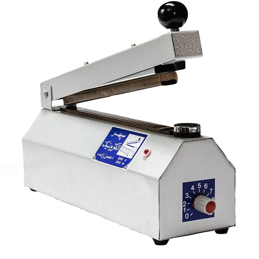 دستگاه پرس سه دوخت 50cm مناسب بسته بندی فویل آلومینیوم (وسلفون ونایلون و نایلکس)