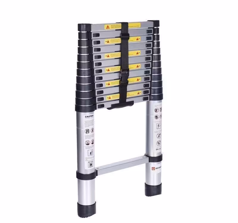نردبان تلسکوپی 12 پله 3.8 متری صنعتی اینتیمکس مدل 3.8M