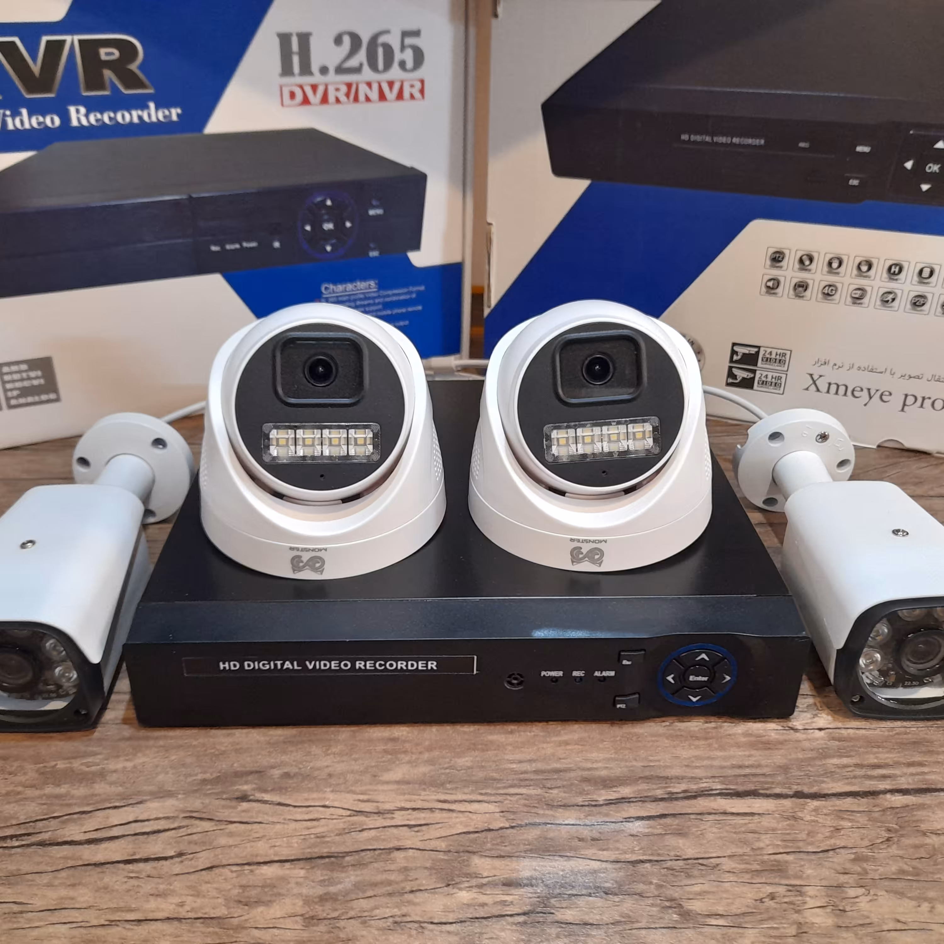 پک 4 دوربین فول اچ دی دید در شب رنگی Monster