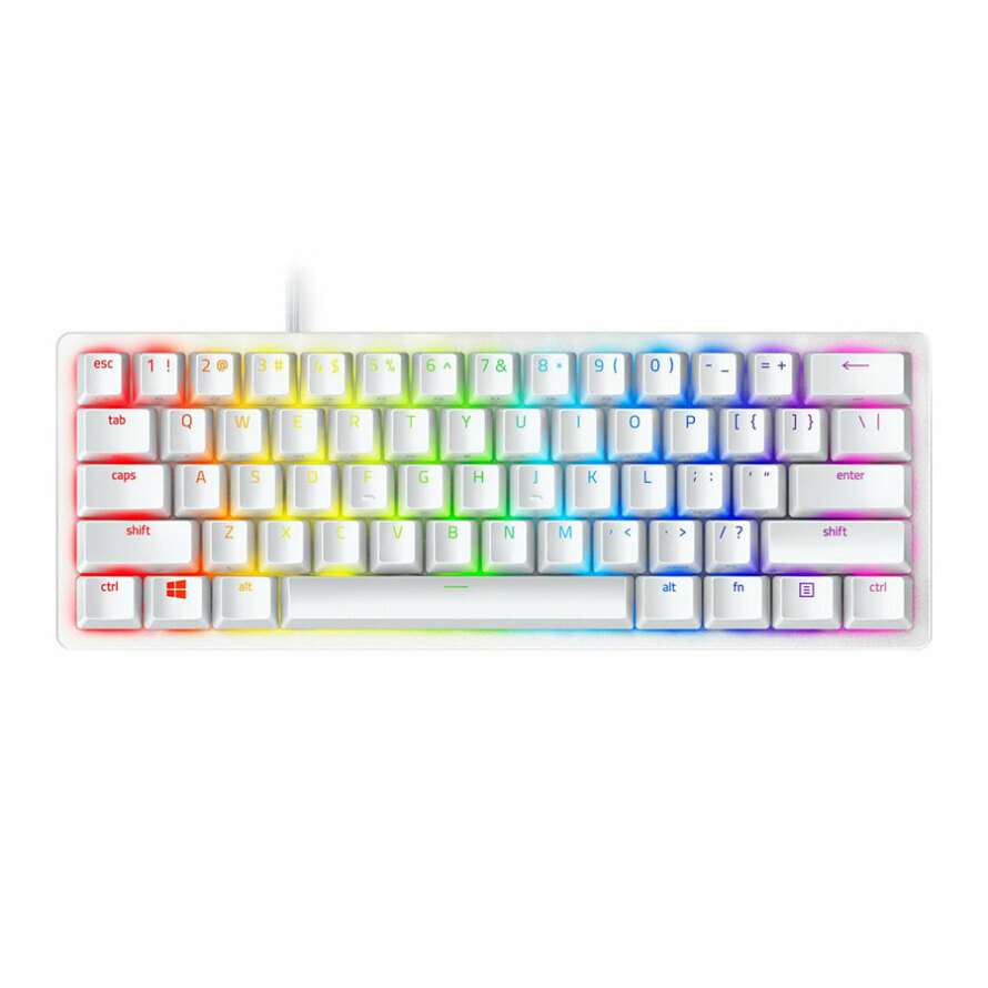 کیبورد مکانیکال گیمینگ ریزر Huntsman Mini Mercury Purple Switch
