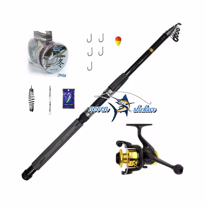 ست ماهیگیری  اسپینینگ fishing tele210