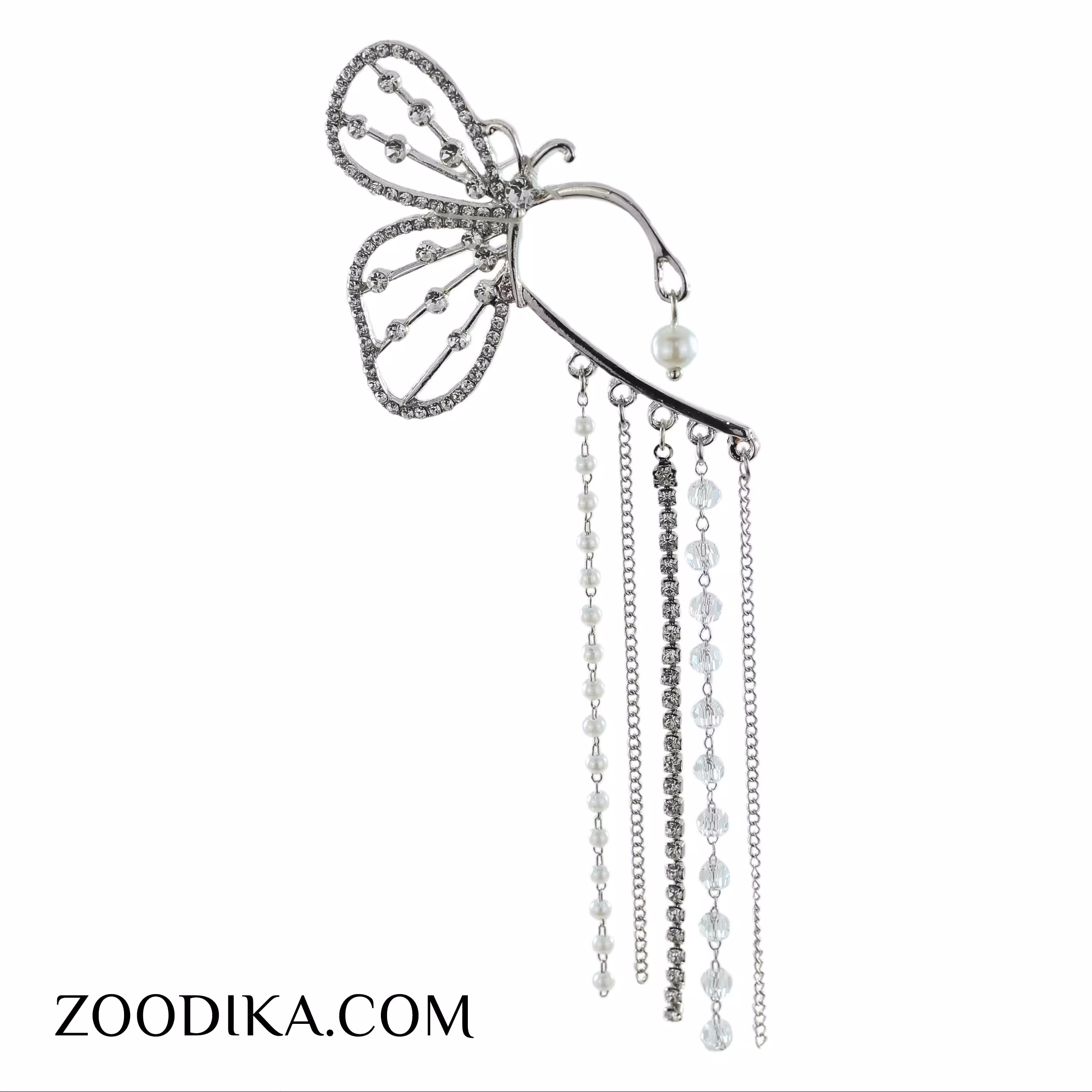 گوشواره کره ای مدل پروانه کد AAC-180