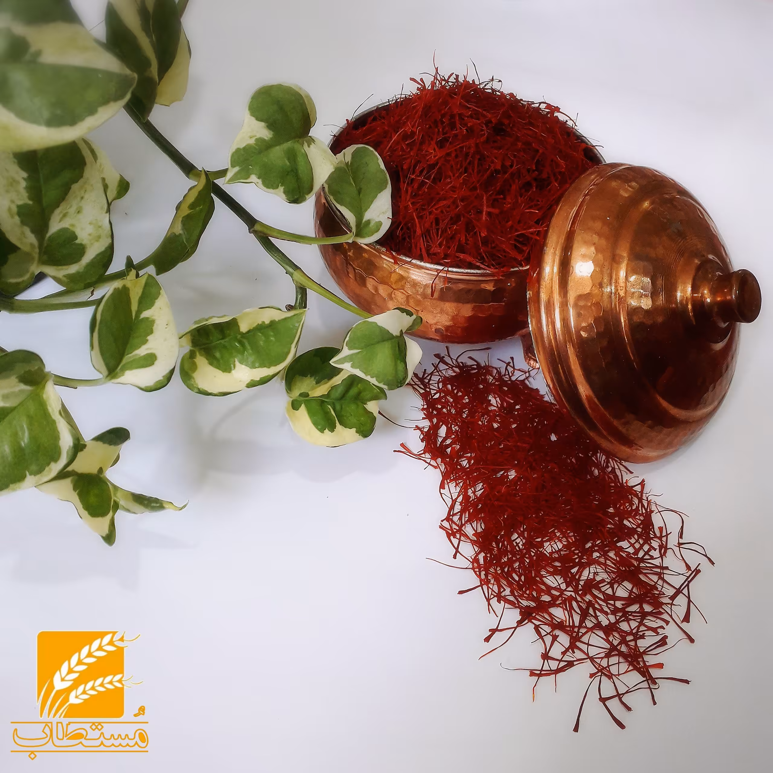 زعفران نگین درجه 1  مستطاب ، ده گرمی با بسته بندی زیپ کیپ( کد 1005 )