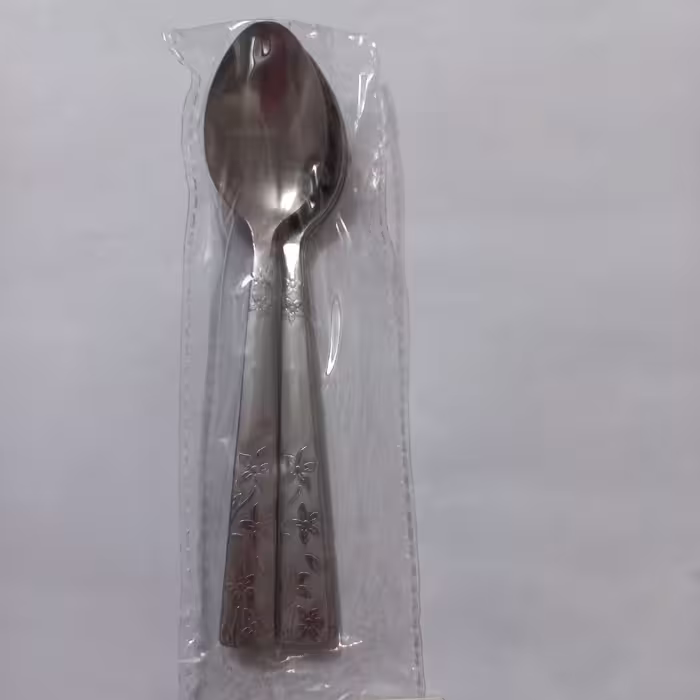 حراج قاشق مربا خوری طرح دار گل برجسته