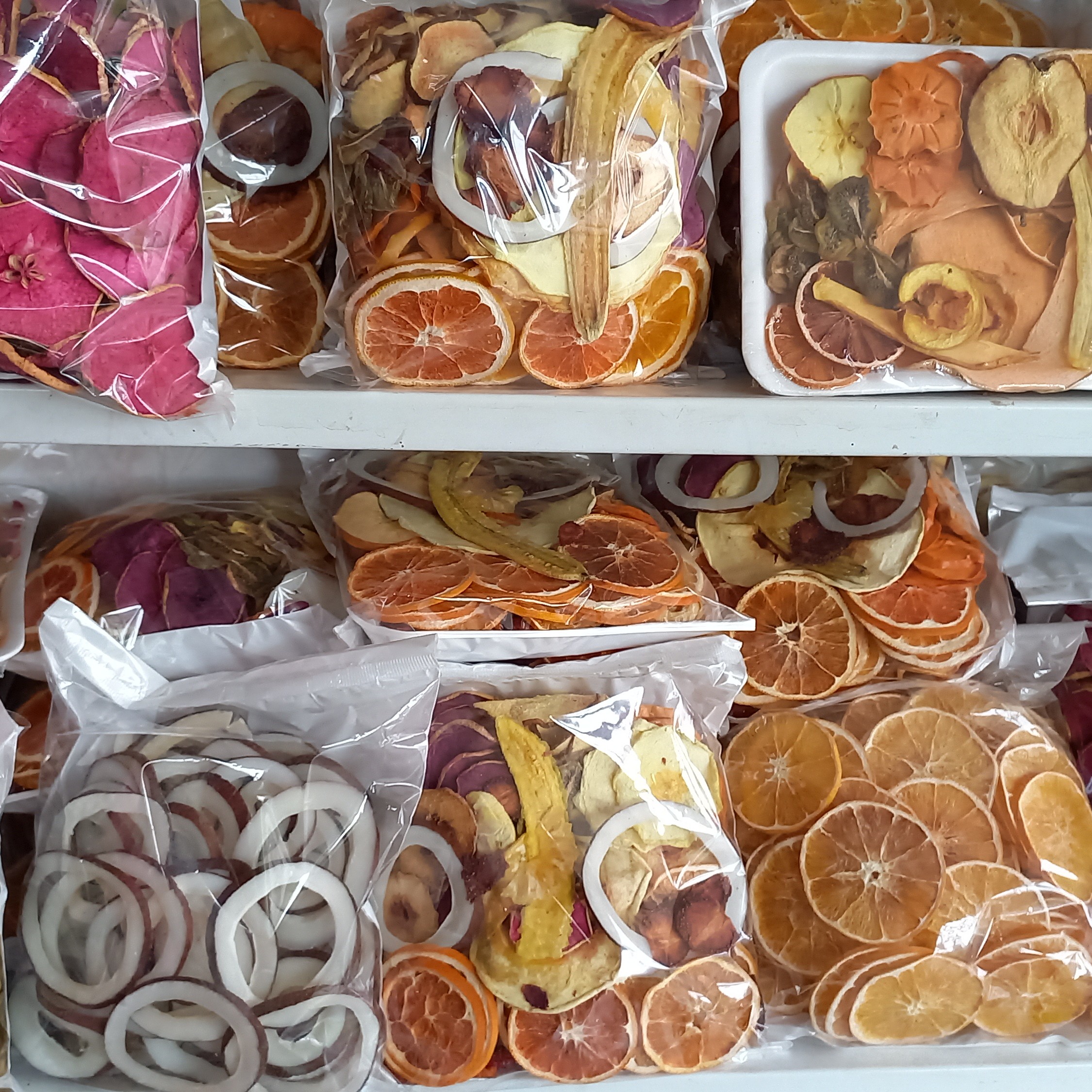 میوه خشک شده مخلوط و تک میوه ای  اسلایس شده  220 گرمی