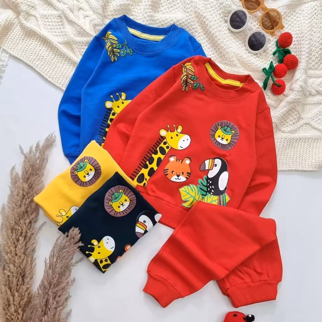 بلوزشلوار اسپرت حیوانات 