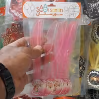 کارد تم تولد دختر توت فرنگی 12عددی