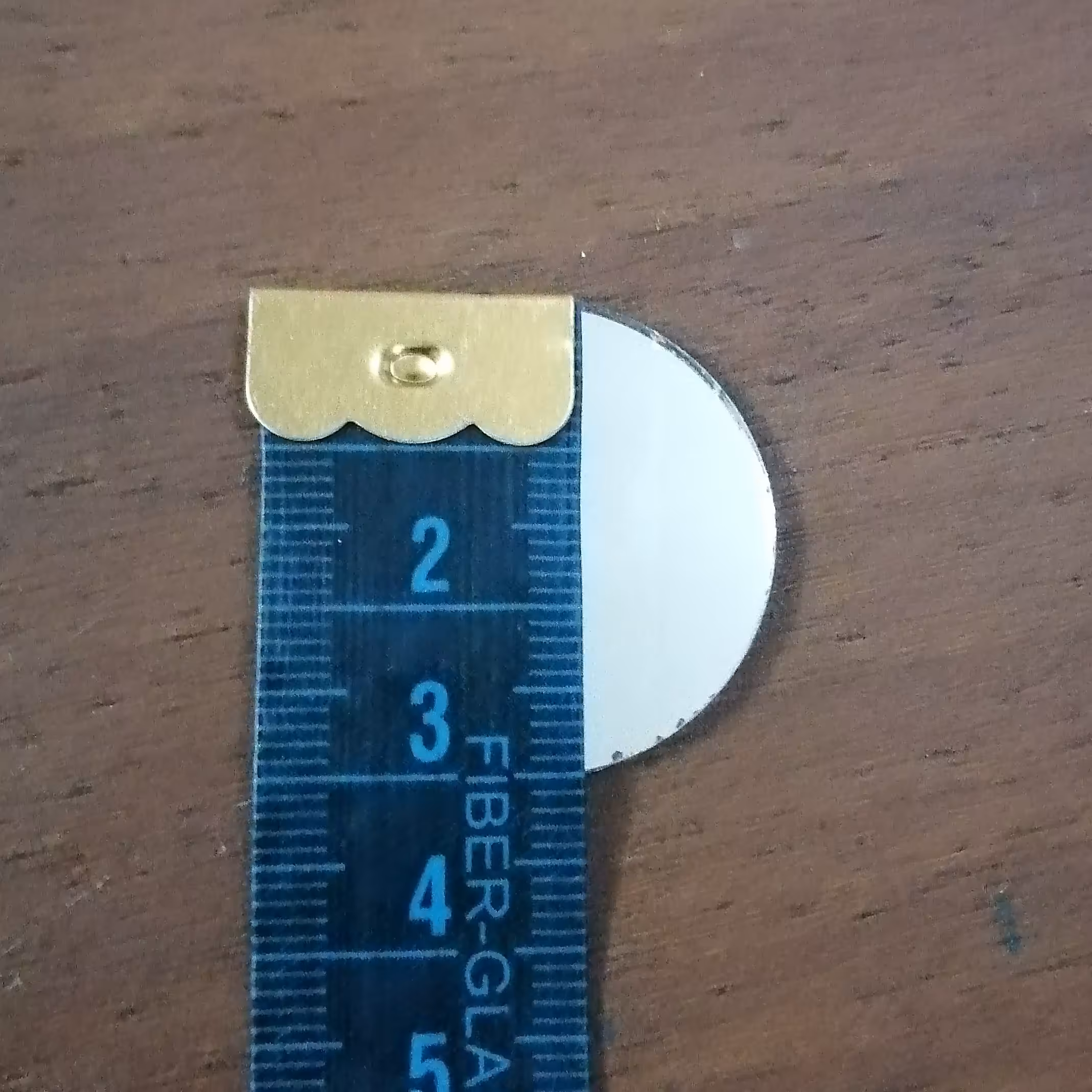 آینه گرد 1.2میل  دایره قطر 3سانتی متر مناسب آینه کاری 