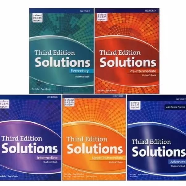 مجموعه کامل 5 جلدی سولوشنز Solutions 3rd Edition