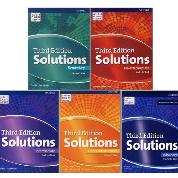 مجموعه کامل 5 جلدی سولوشنز Solutions 3rd Edition