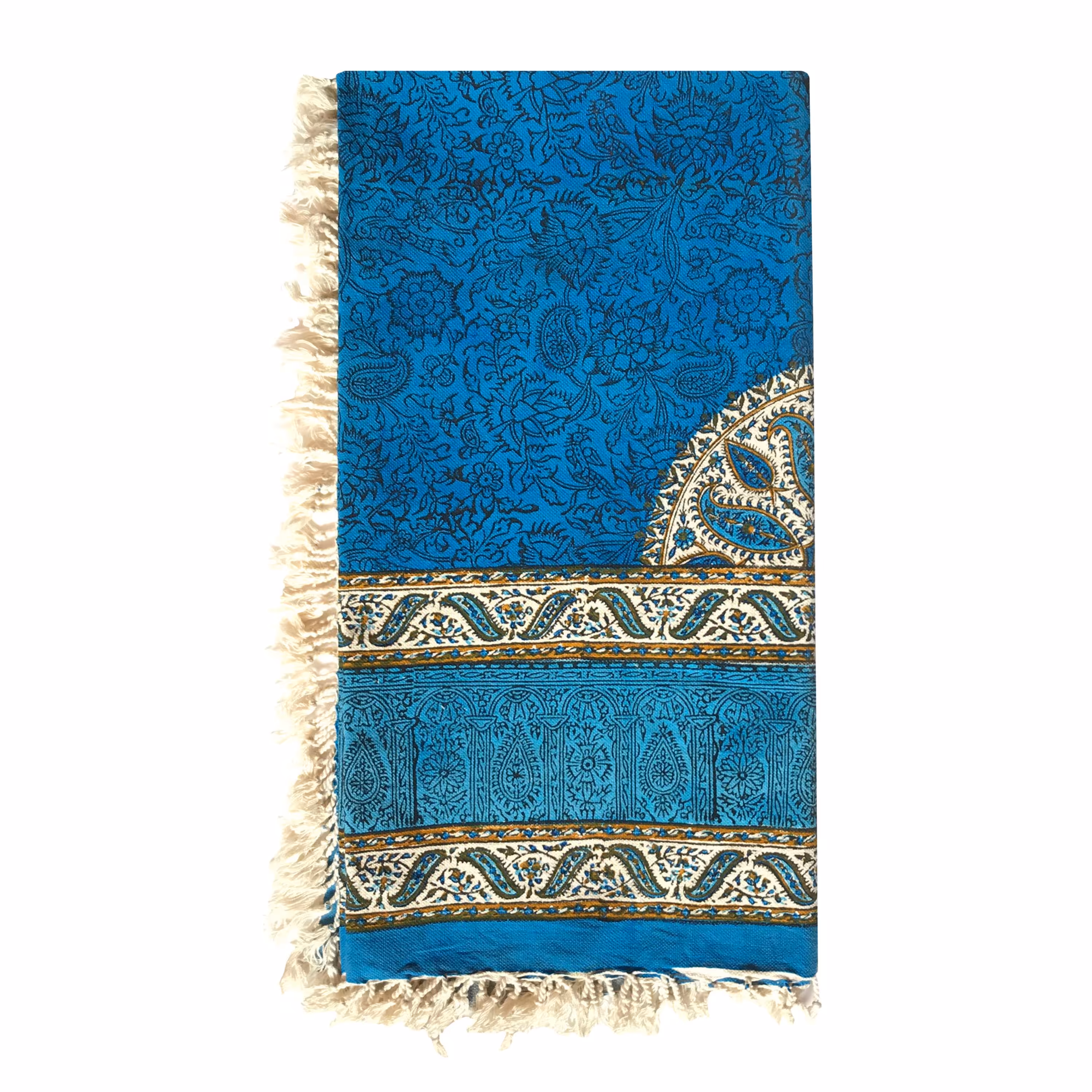 رومیزی قلمکار اعلا طرح ترنج سایز یک متری