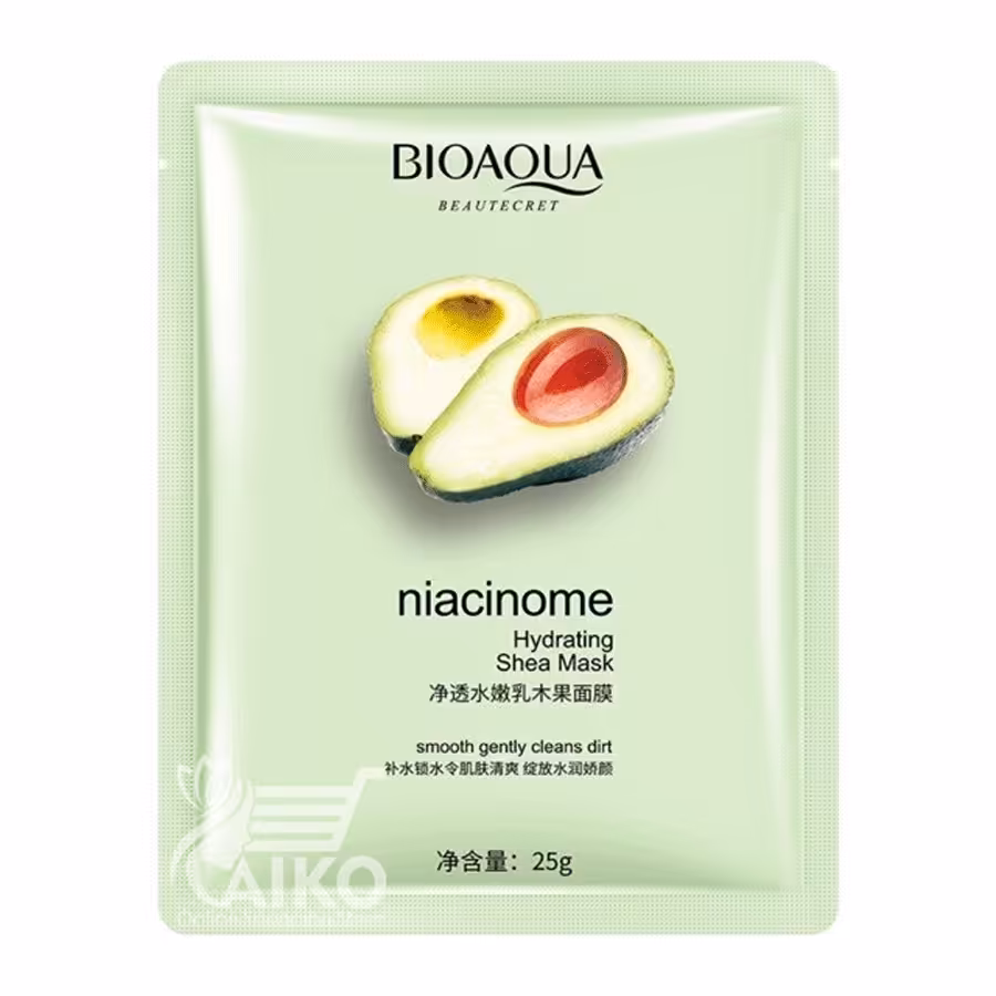 ماسک ورقه ای صورت آووکادو بیوآکوا BIOAQUA
