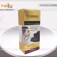 کرم شستشوی صورت زغالی تیوپی 150میل فلورانس FLORENCE
