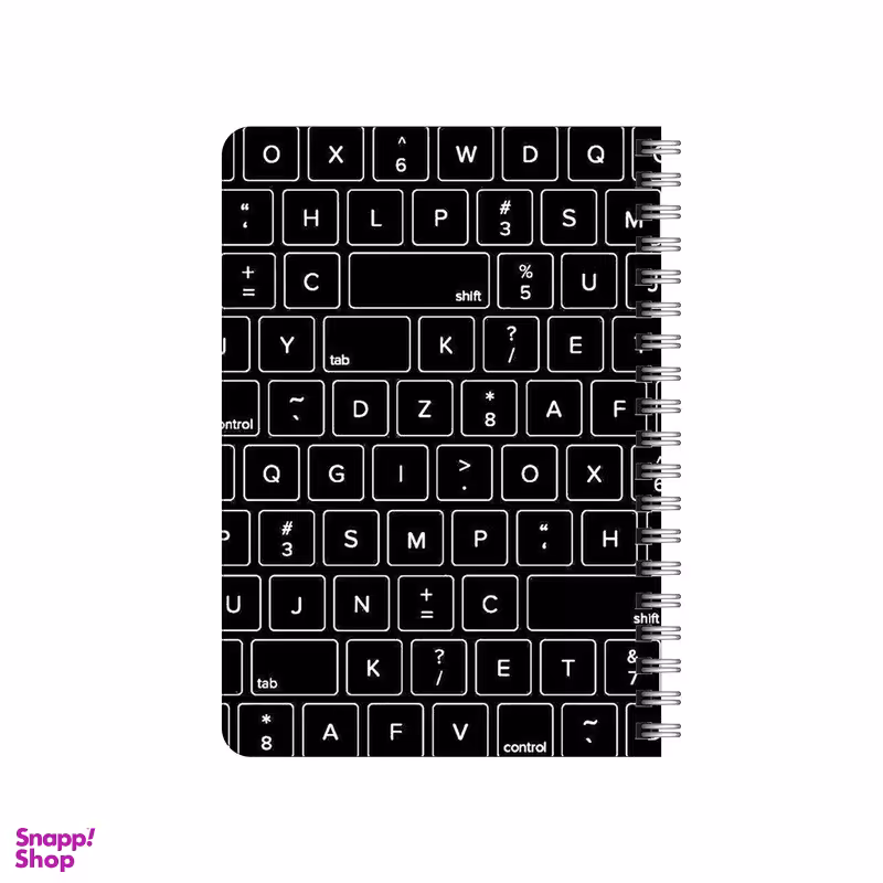 دفترچه یادداشت بامبیلیپ مدل چوبی طرح کیبورد کامپیوتر کد 8331486