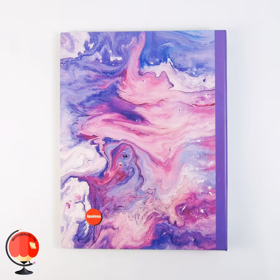 دفتر کلاسوری 100 برگ قفل فلزی طرح ابر و باد آپادانا