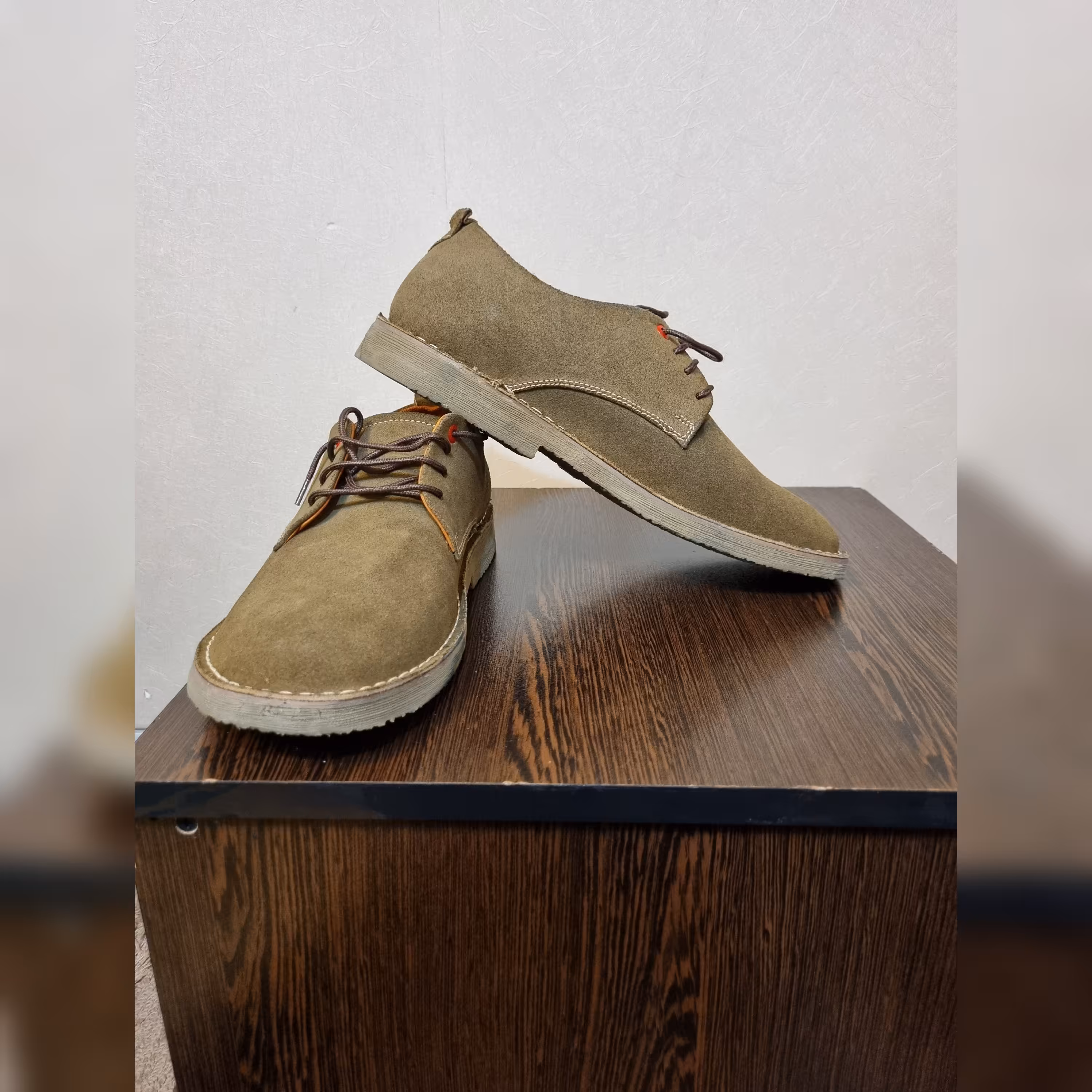 کفش کلارک خاکی 